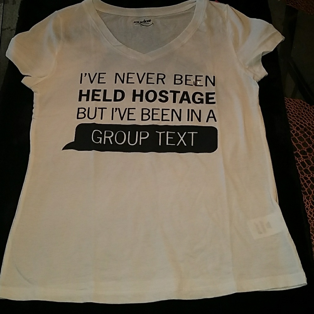 White & Black Graphic Tee